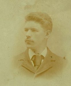 sepia portrait of Henry Ballou